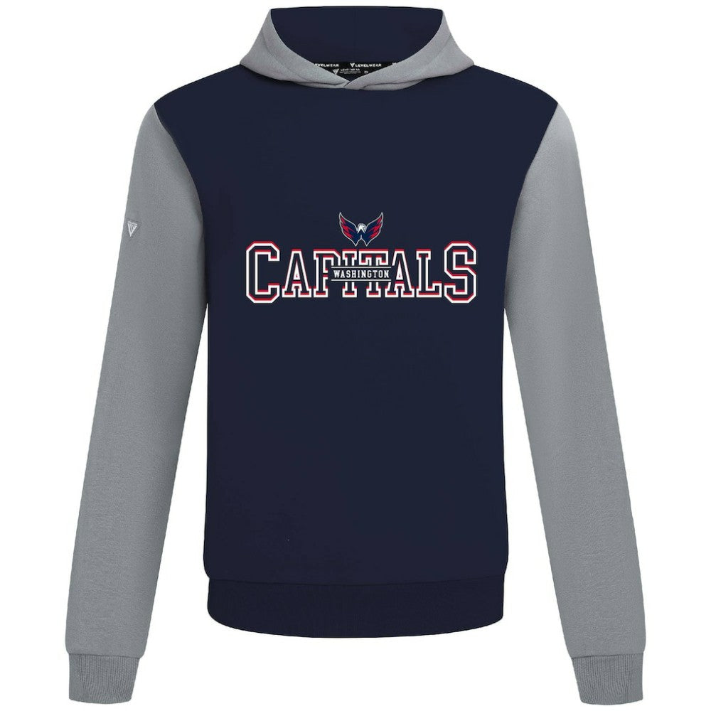 Washington Capitals Levelwear Ultimate Journey Pullover Hoodie Navy/Gray