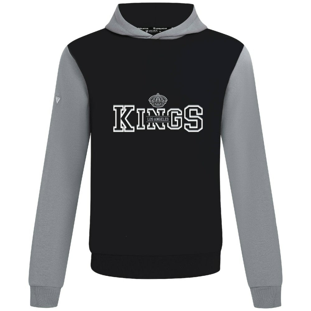 Los Angeles Kings Levelwear Ultimate Journey Pullover Hoodie Black/Gray