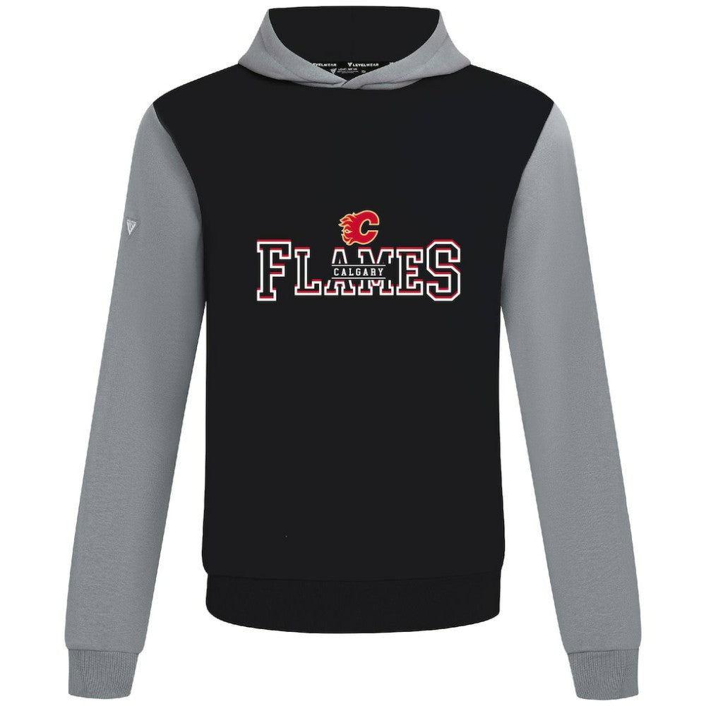 Calgary Flames Levelwear Ultimate Journey Pullover Hoodie Black/Gray