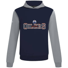Edmonton Oilers Levelwear Ultimate Journey Pullover Hoodie Navy/Gray