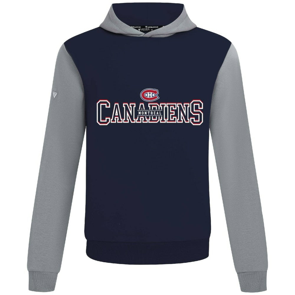 Montreal Canadiens Levelwear Ultimate Journey Pullover Hoodie Navy/Gray