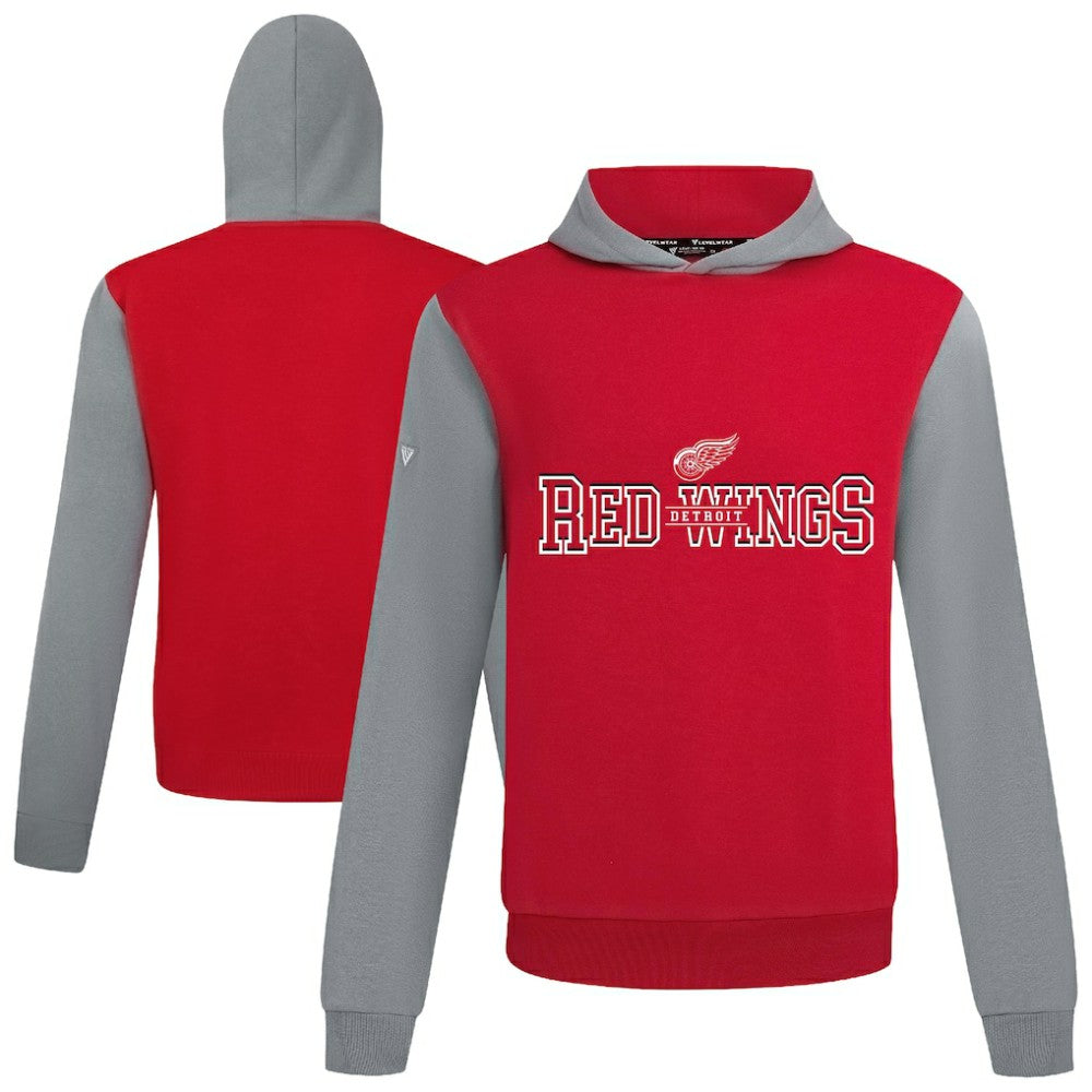 Detroit Red Wings Levelwear Ultimate Journey Pullover Hoodie Red/Gray