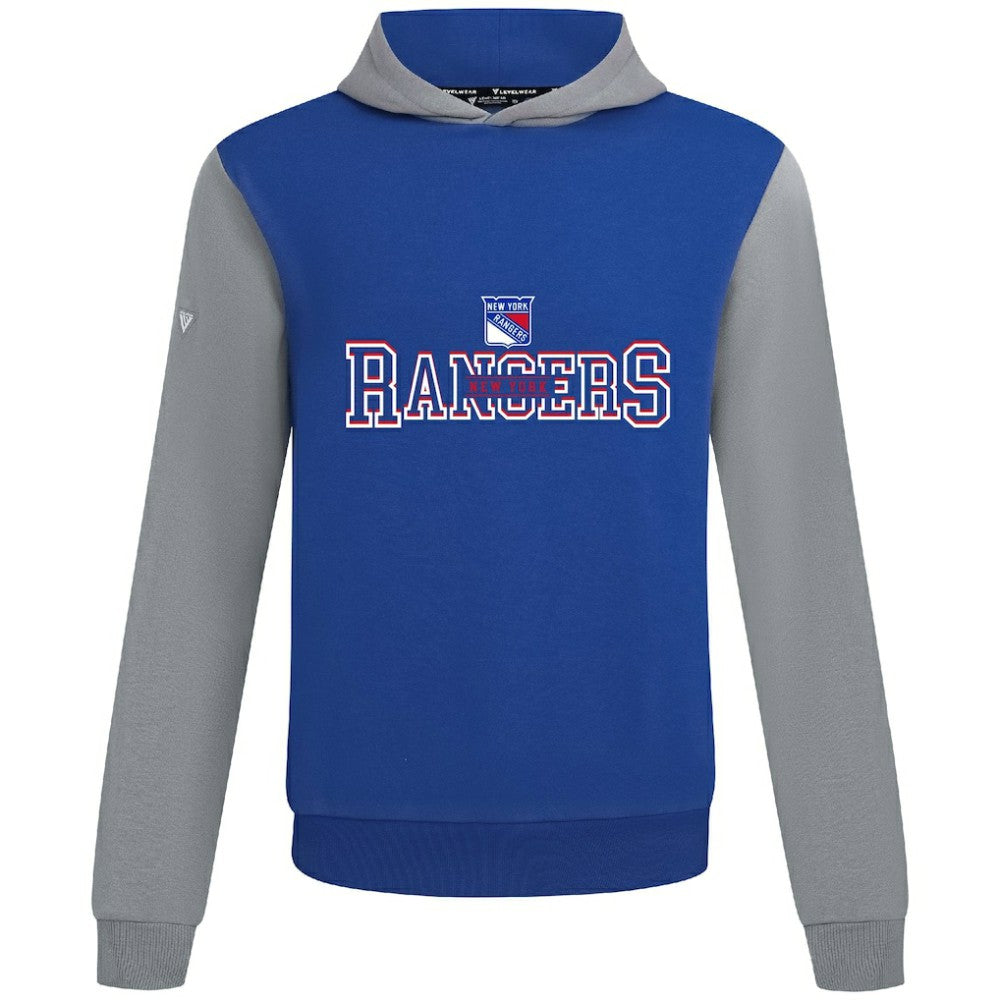 New York Rangers Levelwear Ultimate Journey Pullover Hoodie Blue/Gray
