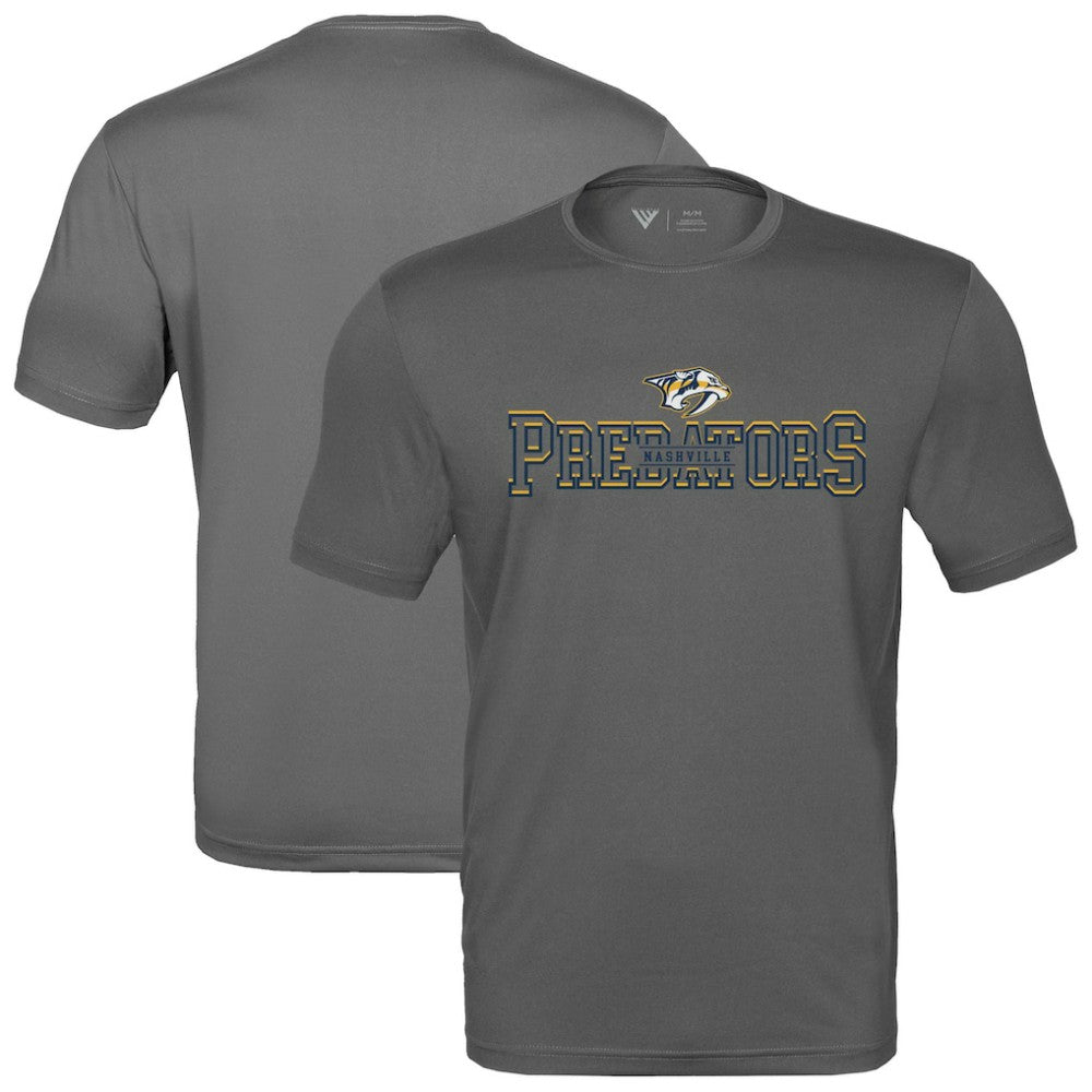 Nashville Predators Levelwear Anthem Journey Performance T-Shirt Charcoal