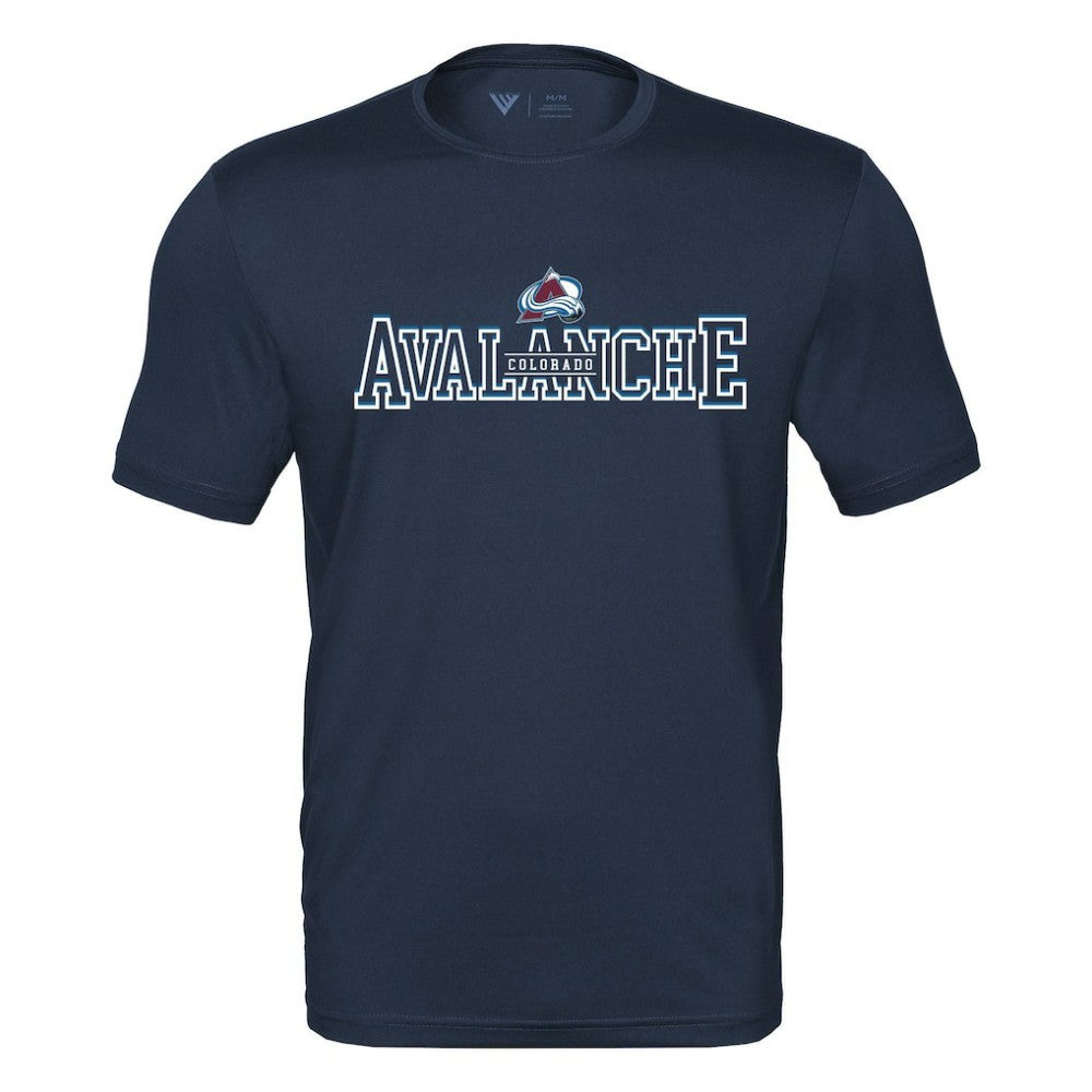 Colorado Avalanche Levelwear Anthem Journey Performance T-Shirt Navy