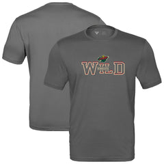 Minnesota Wild Levelwear Anthem Journey Performance T-Shirt Charcoal