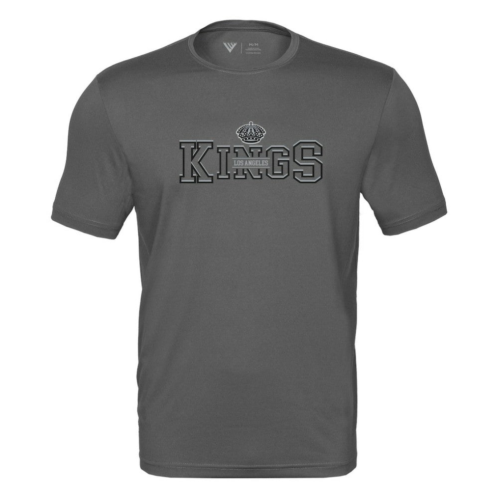 Los Angeles Kings Levelwear Anthem Journey Performance T-Shirt Charcoal