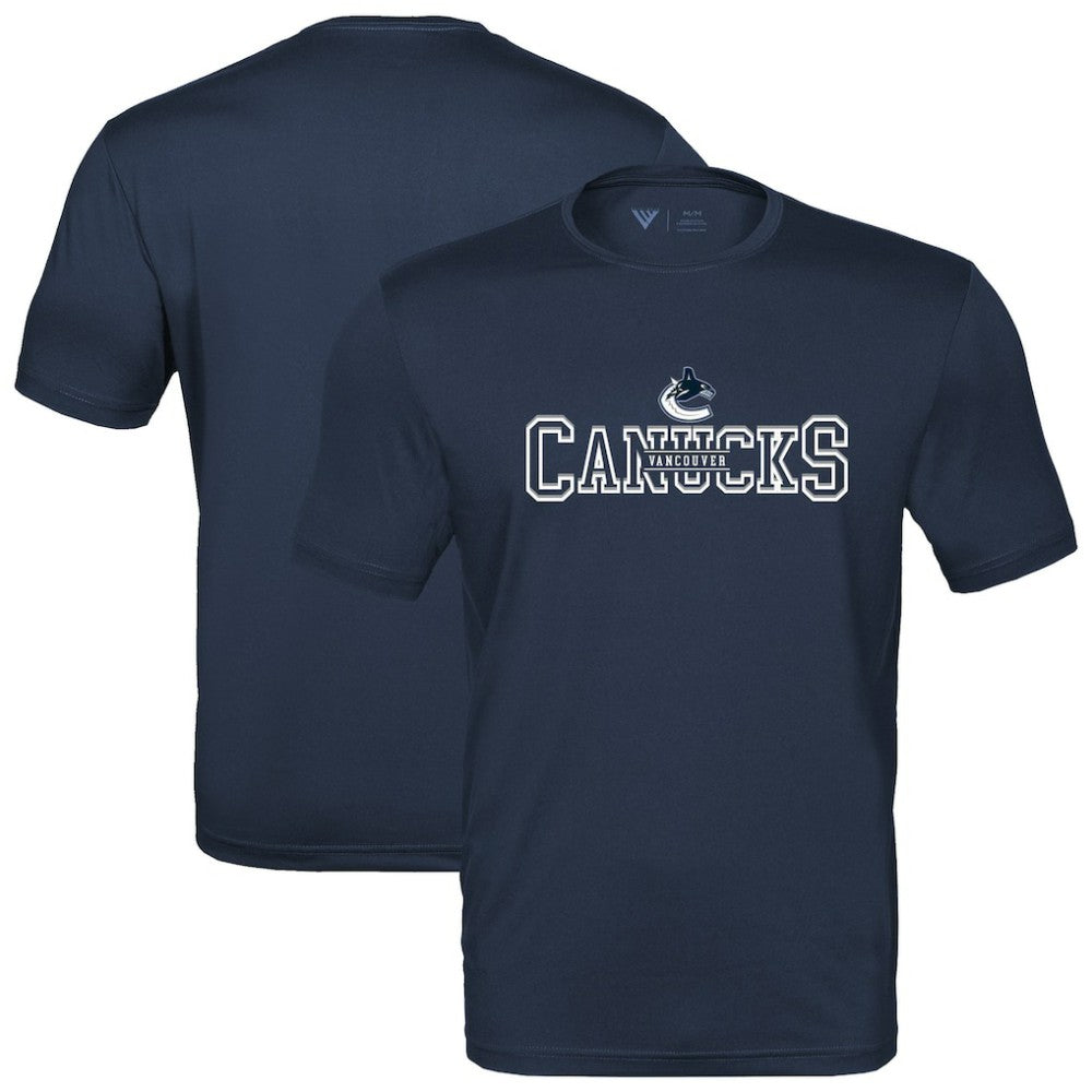 Vancouver Canucks Levelwear Anthem Journey Performance T-Shirt Navy