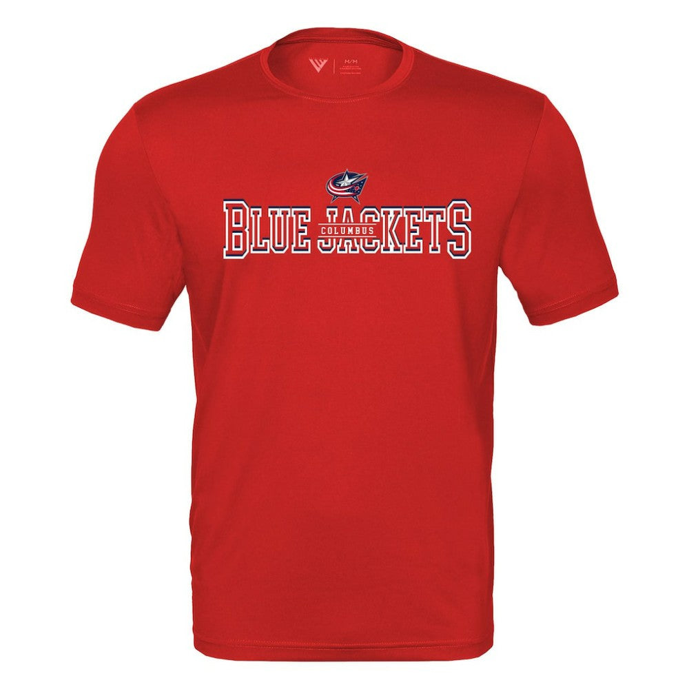 Columbus Blue Jackets Levelwear Anthem Journey Performance T-Shirt Red
