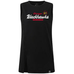 Chicago Blackhawks Levelwear Women's Influx Monument Tank Top Black