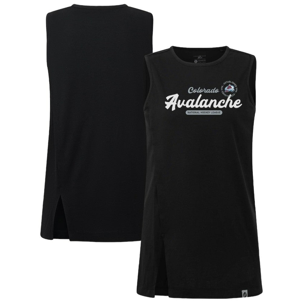 Colorado Avalanche Levelwear Women's Influx Monument Tank Top Black