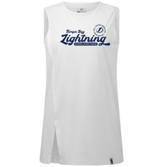 Tampa Bay Lightning Levelwear Women's Influx Monument Tank Top White