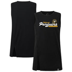 Pittsburgh Penguins Levelwear Women's Influx Monument Tank Top Black