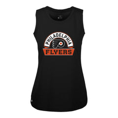 Philadelphia Flyers Levelwear Women's Macy Banner Arch Tank Top Black