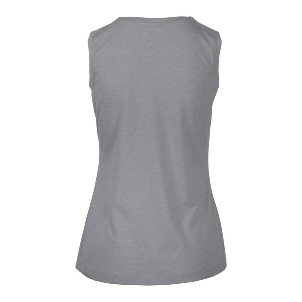 Tampa Bay Lightning Levelwear Women's Macy Banner Arch Tank Top Gray
