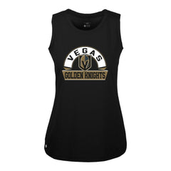 Vegas Golden Knights Levelwear Women's Macy Banner Arch Tank Top Black