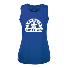 Toronto Maple Leafs Levelwear Women's Macy Banner Arch Tank Top Royal