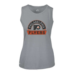 Philadelphia Flyers Levelwear Women's Macy Banner Arch Tank Top Gray