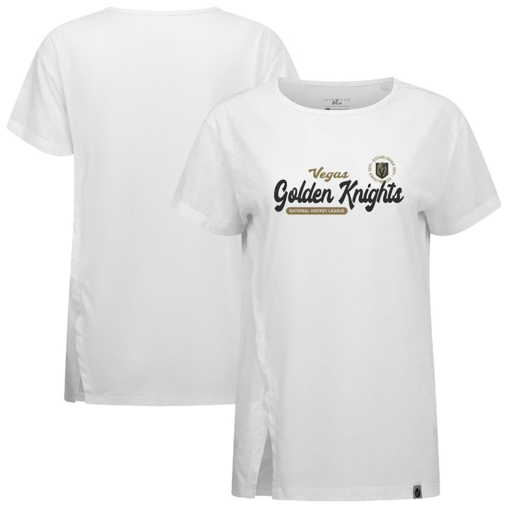 Vegas Golden Knights Levelwear Women's Influx Monument T-Shirt White
