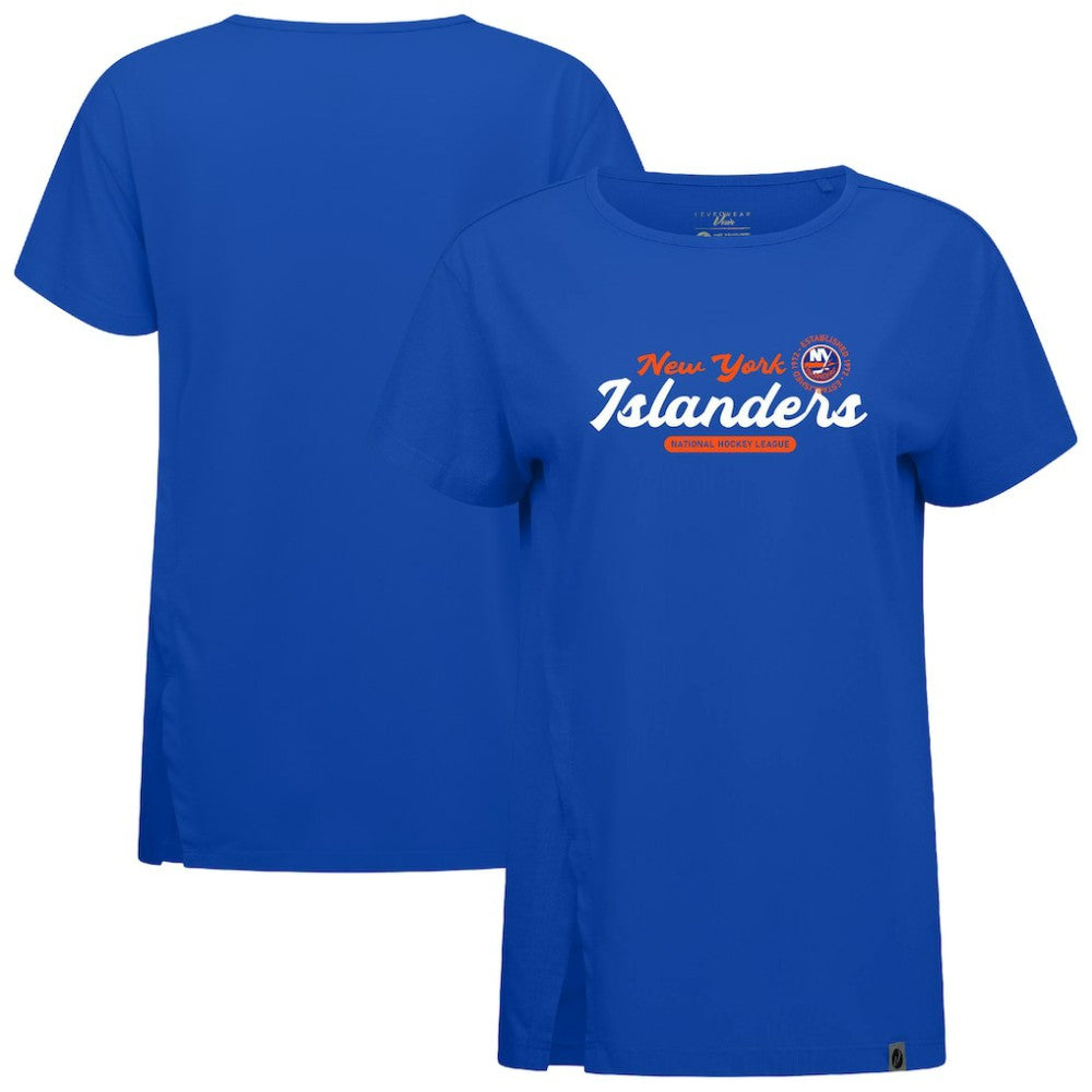 New York Islanders Levelwear Women's Influx Monument T-Shirt Royal