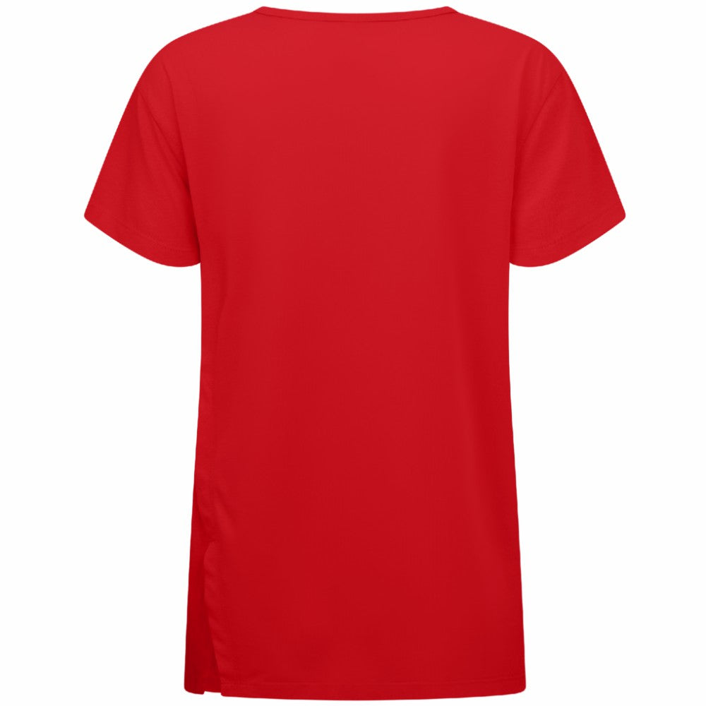 New York Rangers Levelwear Women's Influx Monument T-Shirt Red