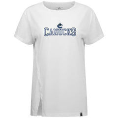 Vancouver Canucks Levelwear Women's Influx Journey T-Shirt White