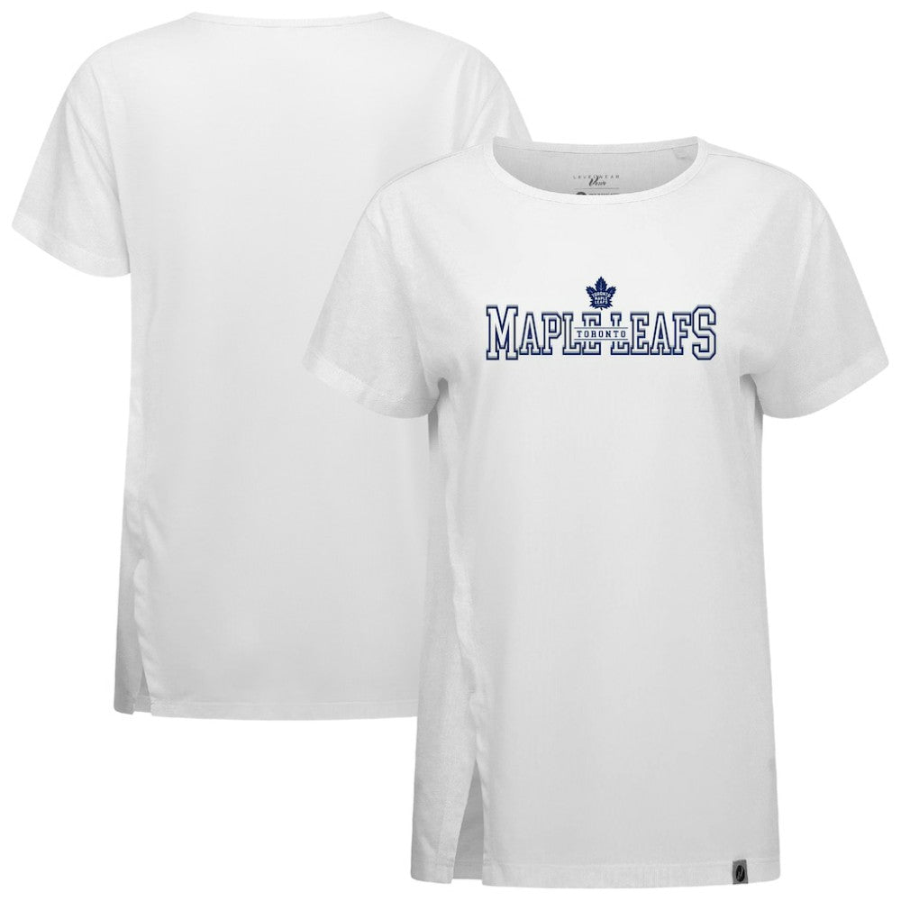 Toronto Maple Leafs Levelwear Women's Influx Journey T-Shirt White
