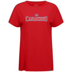 Montreal Canadiens Levelwear Women's Influx Journey T-Shirt Red