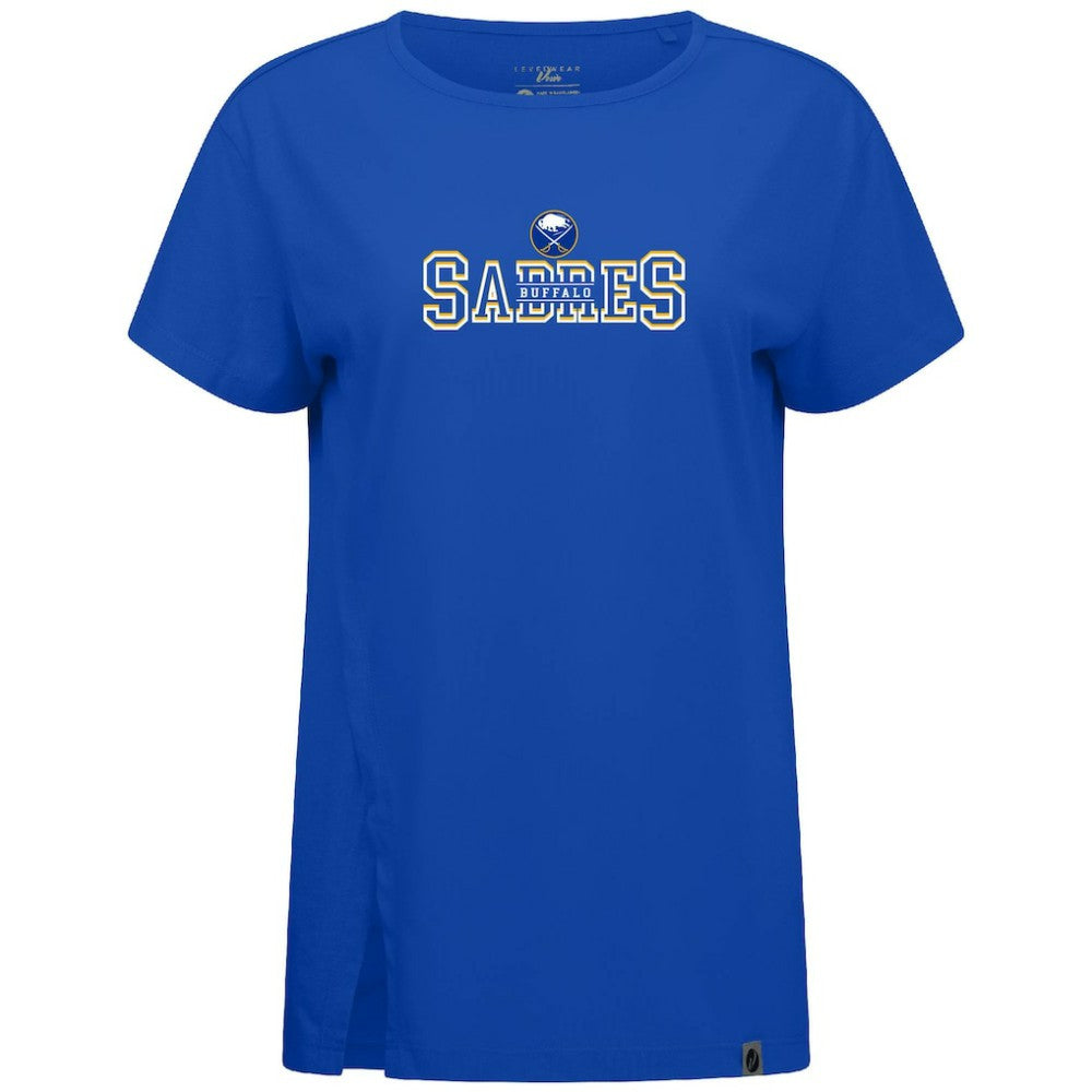 Buffalo Sabres Levelwear Women's Influx Journey T-Shirt Royal