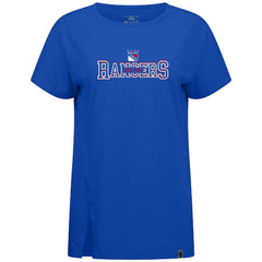 New York Rangers Levelwear Women's Influx Journey T-Shirt Royal