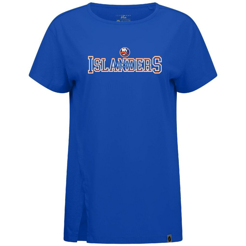 New York Islanders Levelwear Women's Influx Journey T-Shirt Royal