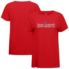 Columbus Blue Jackets Levelwear Women's Influx Journey T-Shirt Red