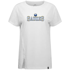 Buffalo Sabres Levelwear Women's Influx Journey T-Shirt White