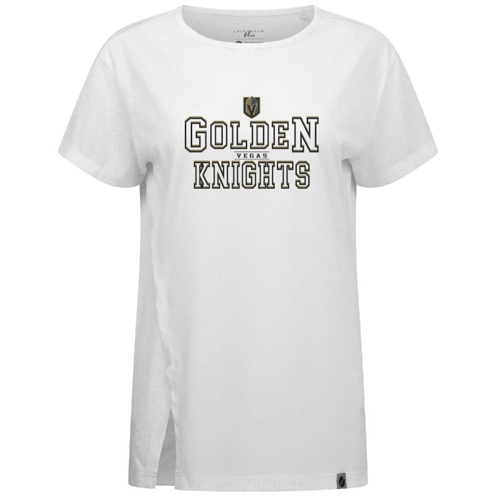 Vegas Golden Knights Levelwear Women's Influx Journey T-Shirt White