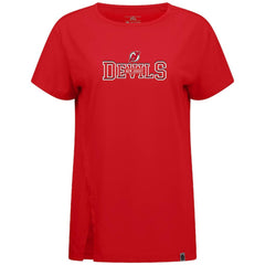 New Jersey Devils Levelwear Women's Influx Journey T-Shirt Red