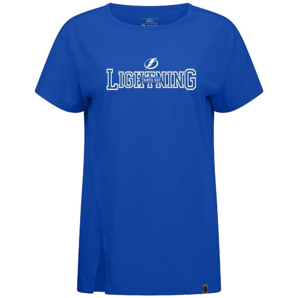 Tampa Bay Lightning Levelwear Women's Influx Journey T-Shirt Royal