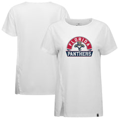 Florida Panthers Levelwear Women's Influx Banner Arch T-Shirt White