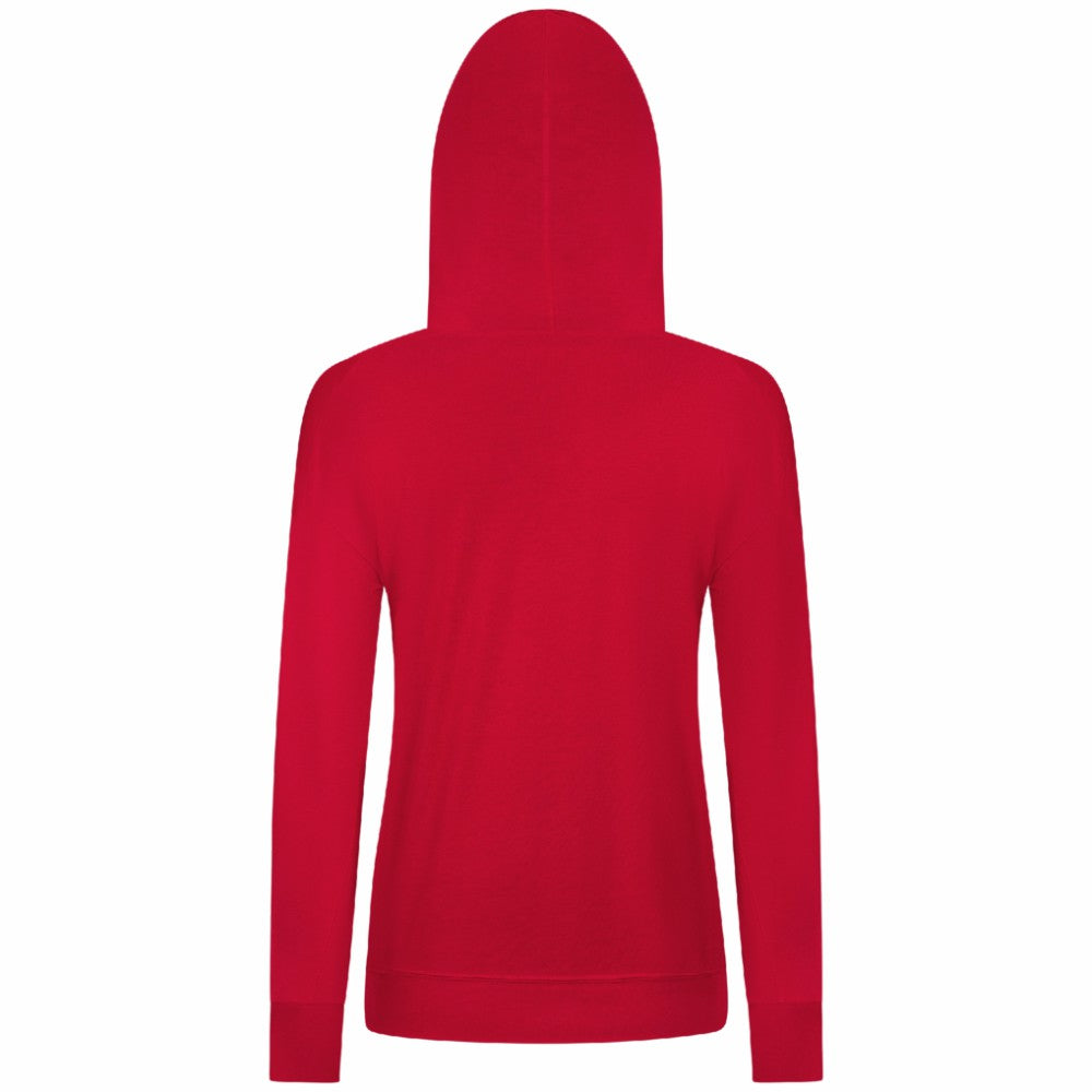 New York Rangers Levelwear Women's Relay Banner Arch Pullover Hoodie Red