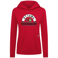 Ottawa Senators Levelwear Women's Relay Banner Arch Pullover Hoodie Red