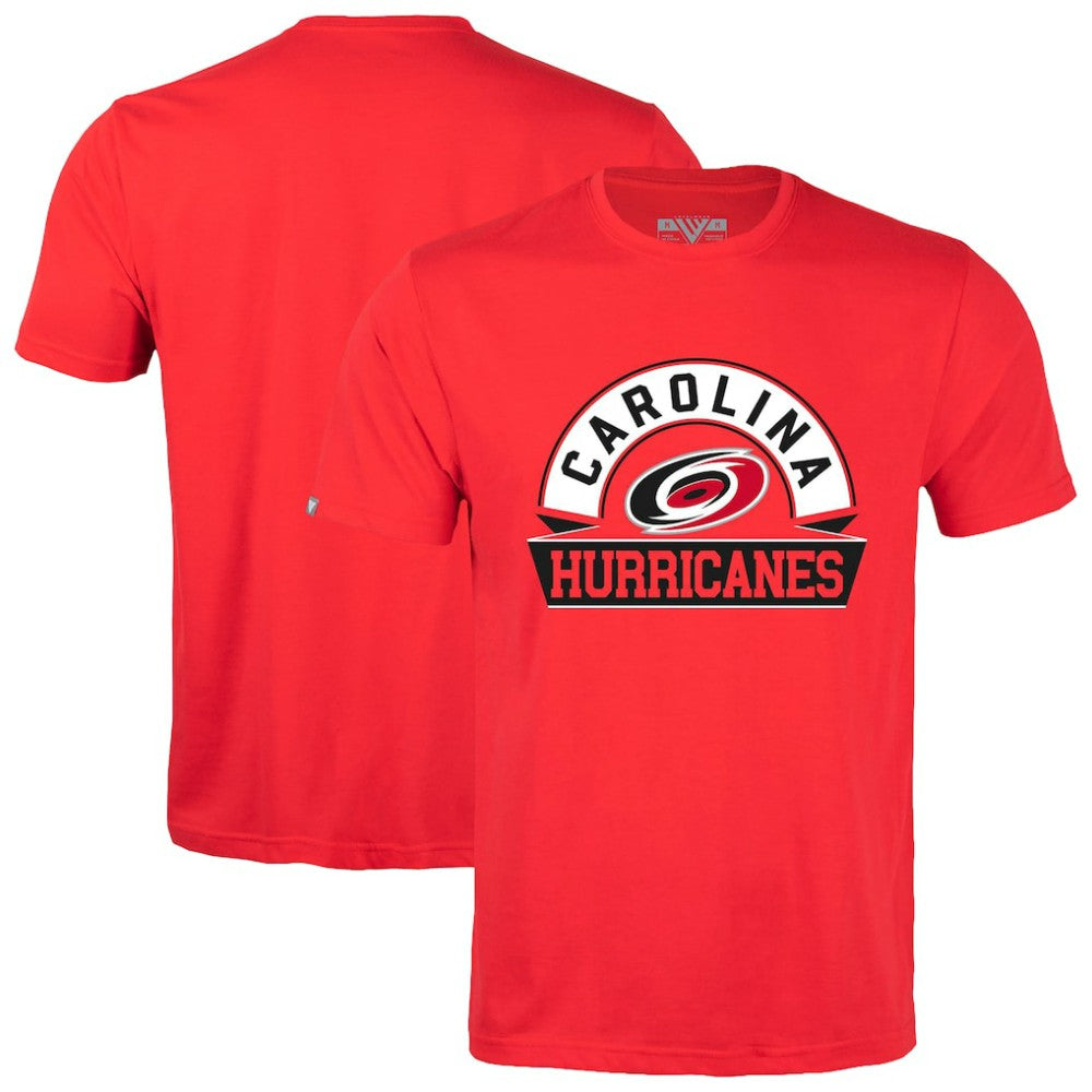 Carolina Hurricanes Levelwear Richmond Banner Arch T-Shirt Red