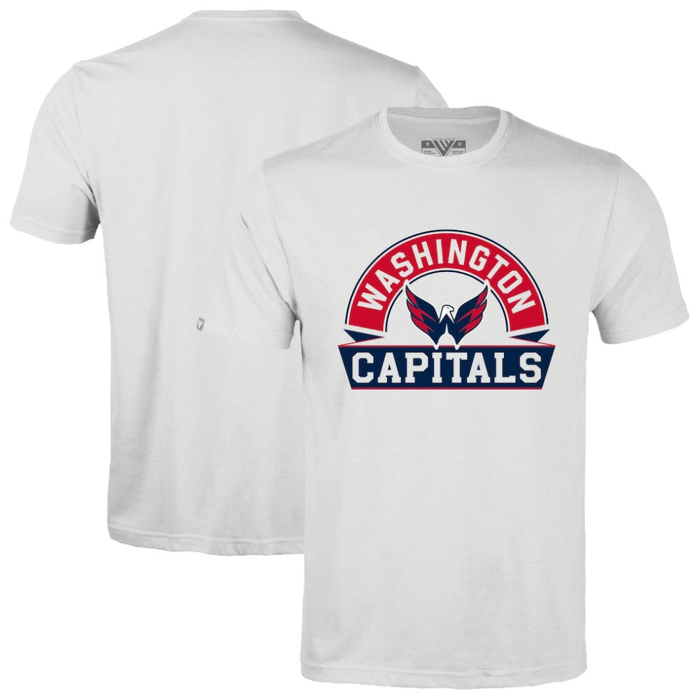 Washington Capitals Levelwear Richmond Banner Arch T-Shirt White