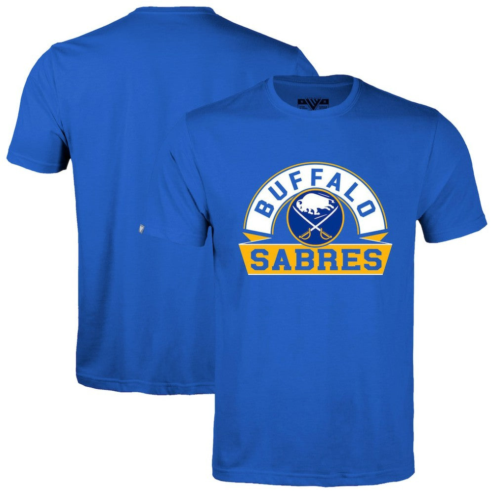Buffalo Sabres Levelwear Richmond Banner Arch T-Shirt Royal