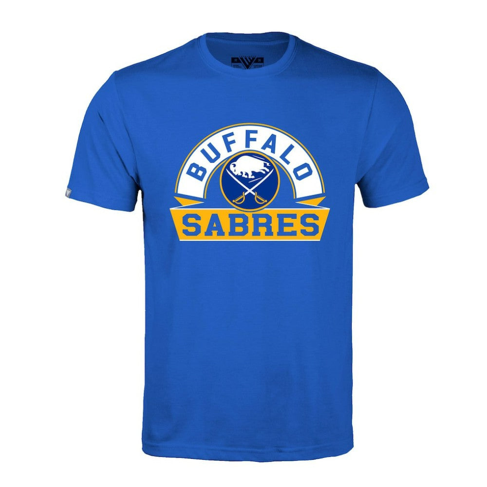 Buffalo Sabres Levelwear Richmond Banner Arch T-Shirt Royal