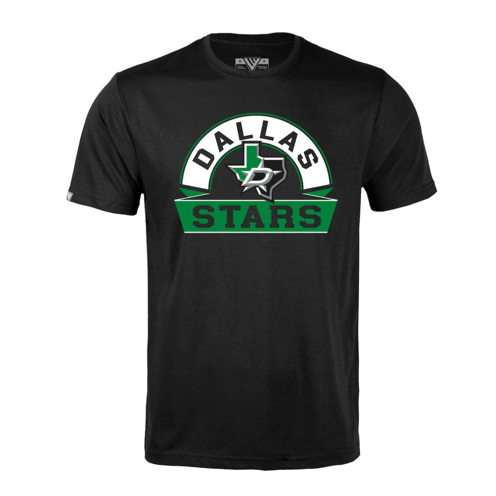 Dallas Stars Levelwear Richmond Banner Arch T-Shirt Black