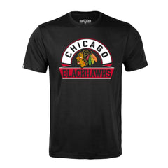 Chicago Blackhawks Levelwear Richmond Banner Arch T-Shirt Black