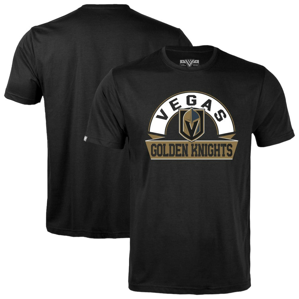 Vegas Golden Knights Levelwear Richmond Banner Arch T-Shirt Black
