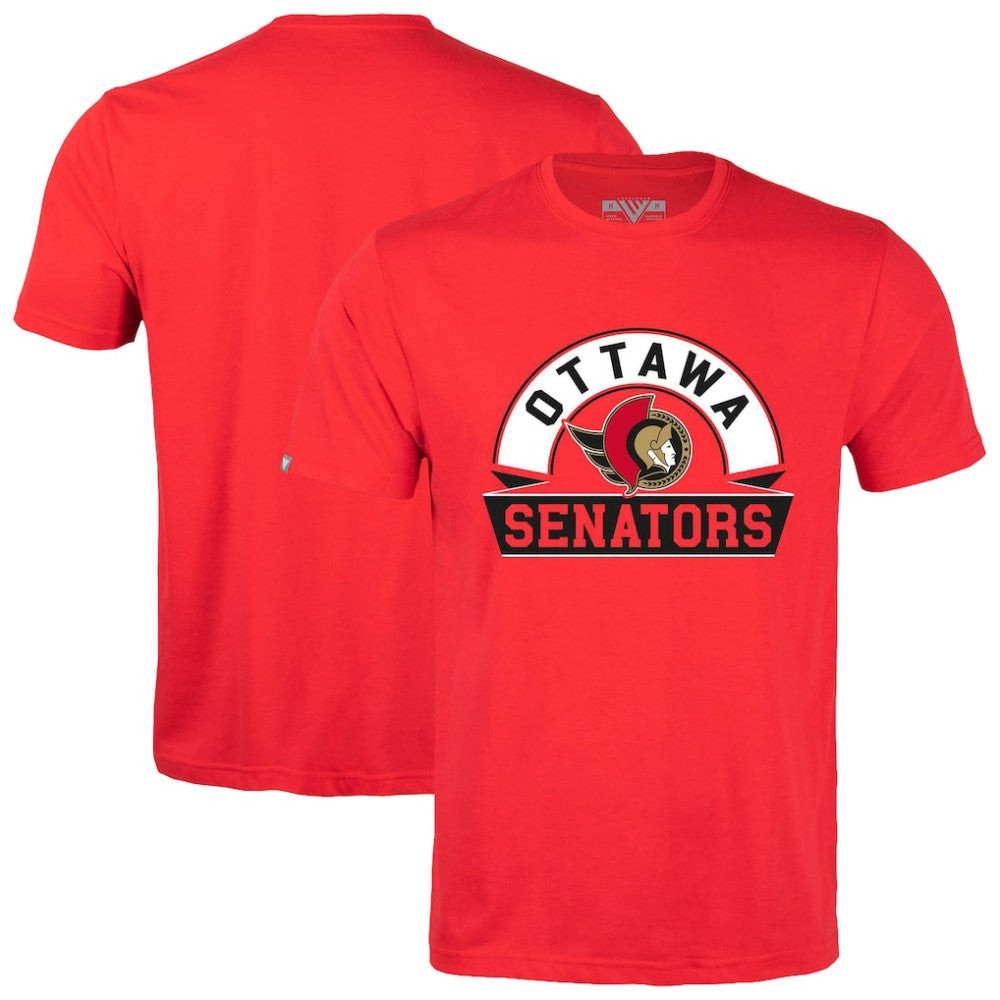 Ottawa Senators Levelwear Richmond Banner Arch T-Shirt Red