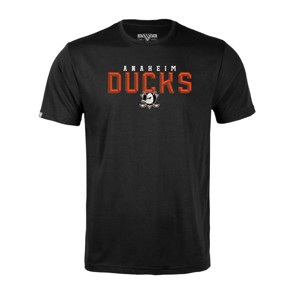 Anaheim Ducks Levelwear Richmond Carve T-Shirt Black