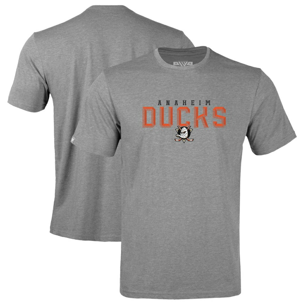 Anaheim Ducks Levelwear Richmond Carve T-Shirt Gray