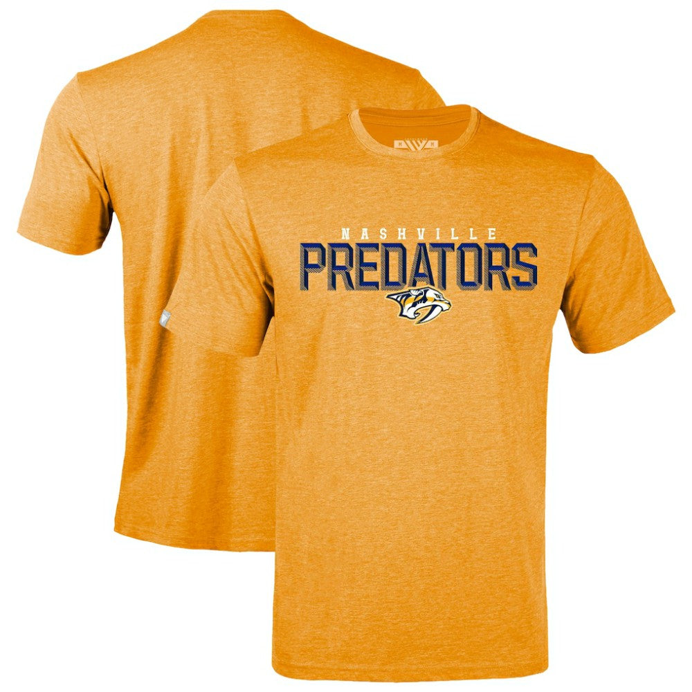 Nashville Predators Levelwear Richmond Carve T-Shirt Gold